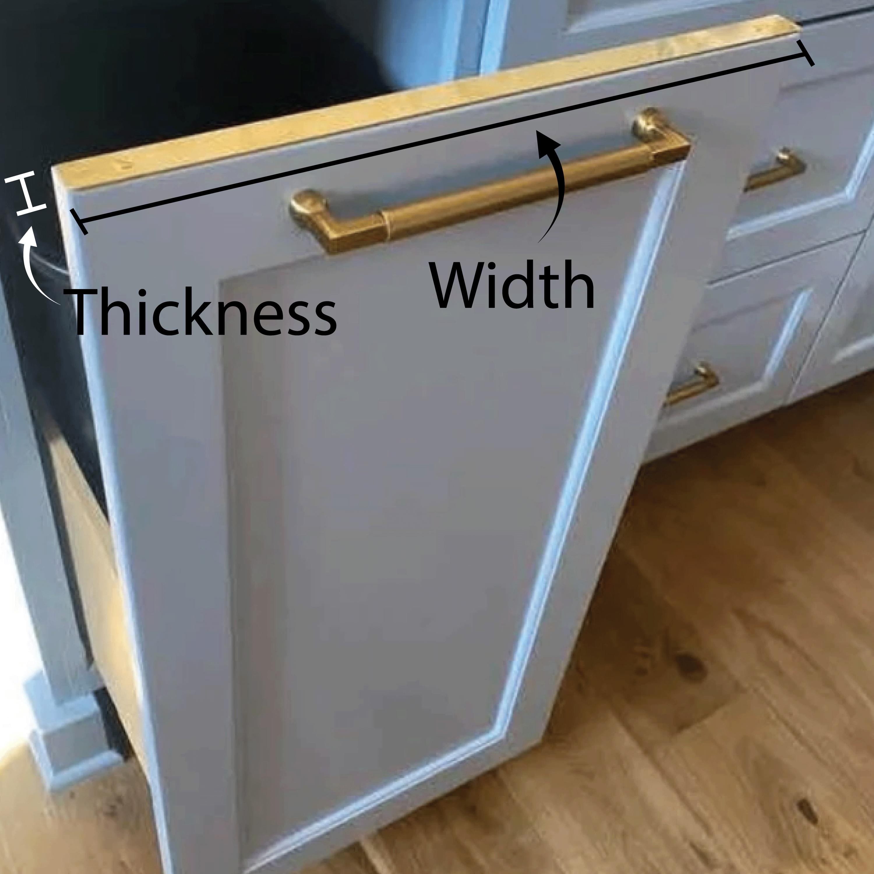 Kirsten's Custom Brass Drawer Protectors & Brass Edge Trim-a Total of ...