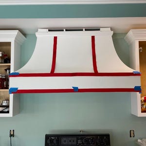 Sammie&#39;s Brass hood trim, (3) pieces 16 gauge, .050&quot; brass with finished edges as detailed below