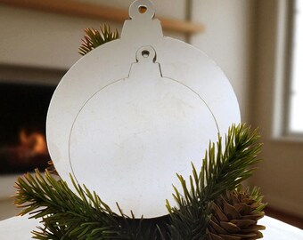 XL Christmas Ornament, 4" Globe, Aluminum, 12 gauge .080", Engraving/Stamping Supplies