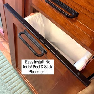 Black Anodized Aluminum Drawer Topper: 18 Gauge (.040"), Ready to Install, 3M Tape