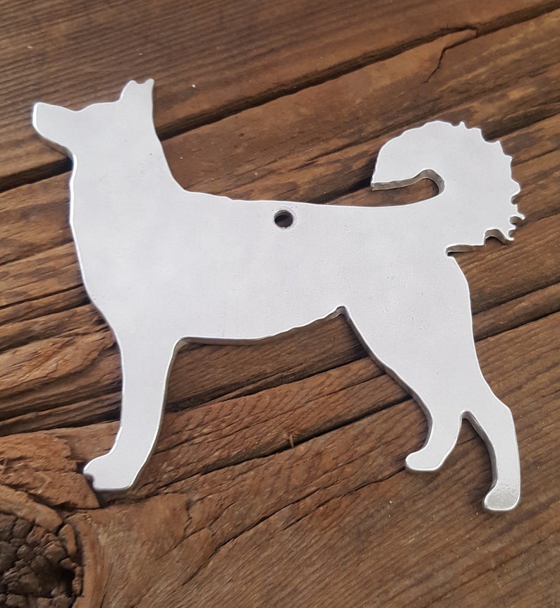 Personalized Siberian Husky Dog Breed Christmas Tree Ornament