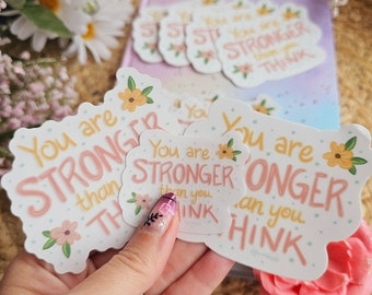 You are stronger than you think-Sticker