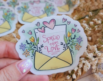 Spread more love sticker