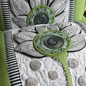 decorative pillows cushion set  Kajura design flower appliqué