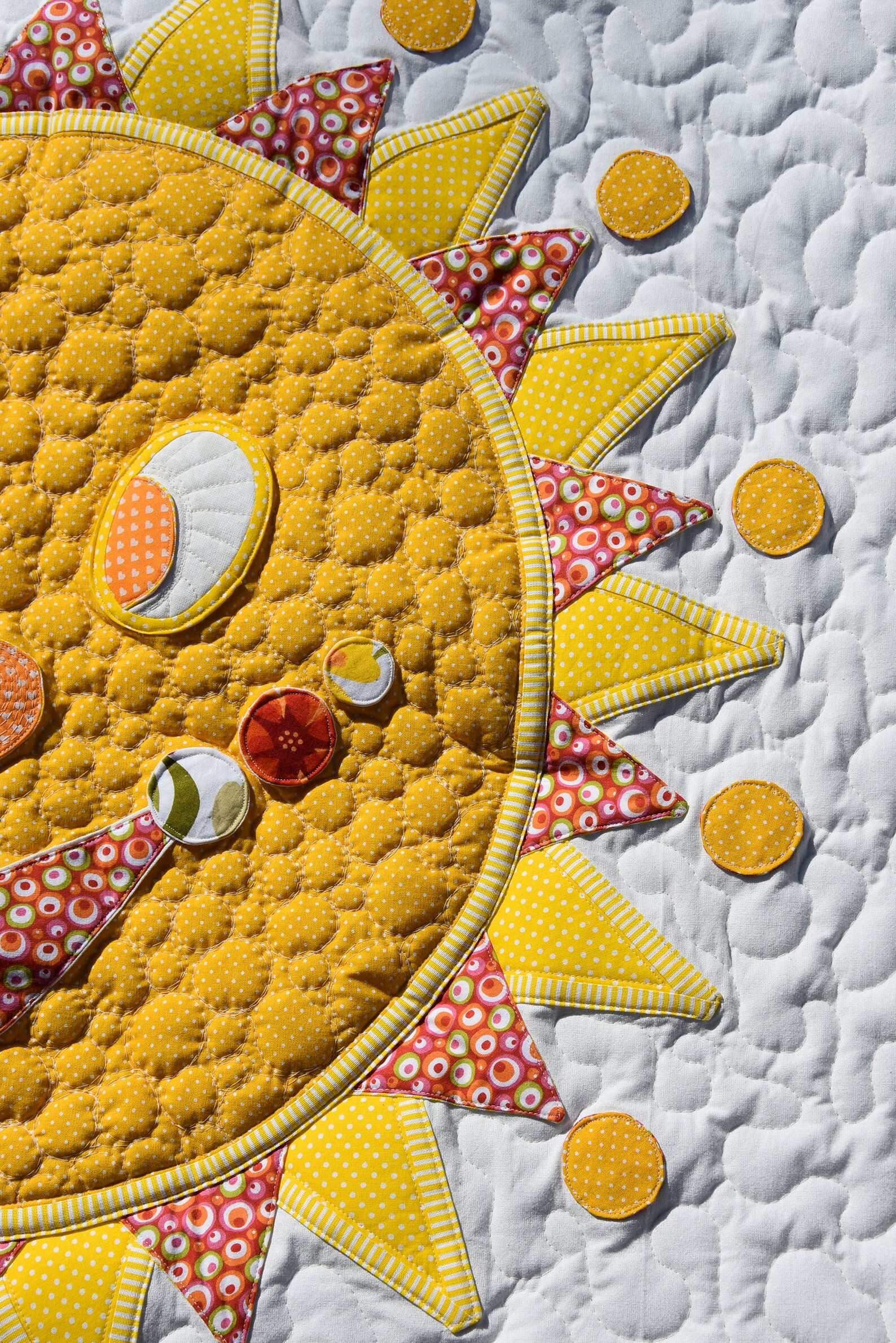 King Size Quilt Single Bed Quilt Sunshine Quilt Yellow Etsy