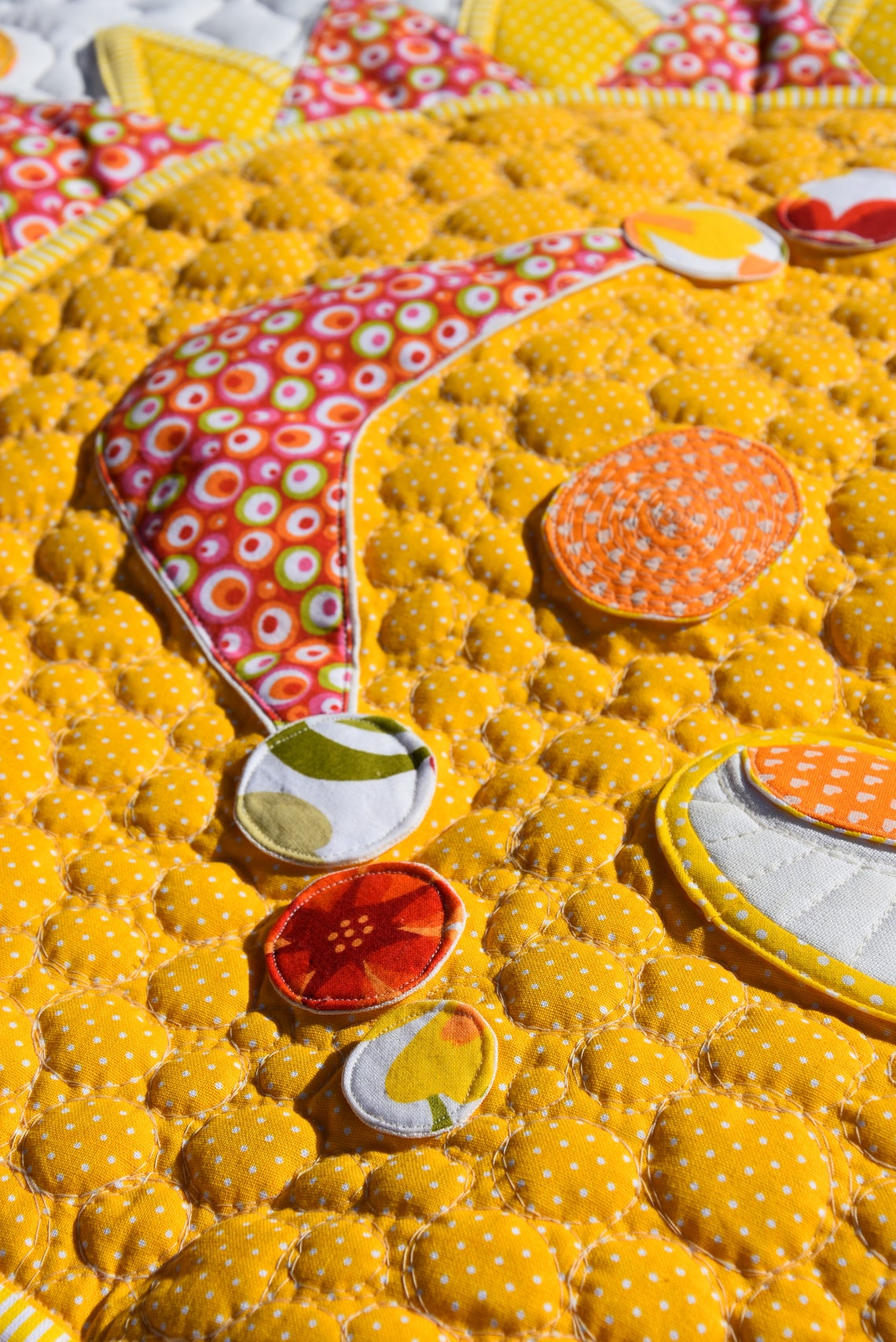 King Size Quilt Single Bed Quilt Sunshine Quilt Yellow Etsy