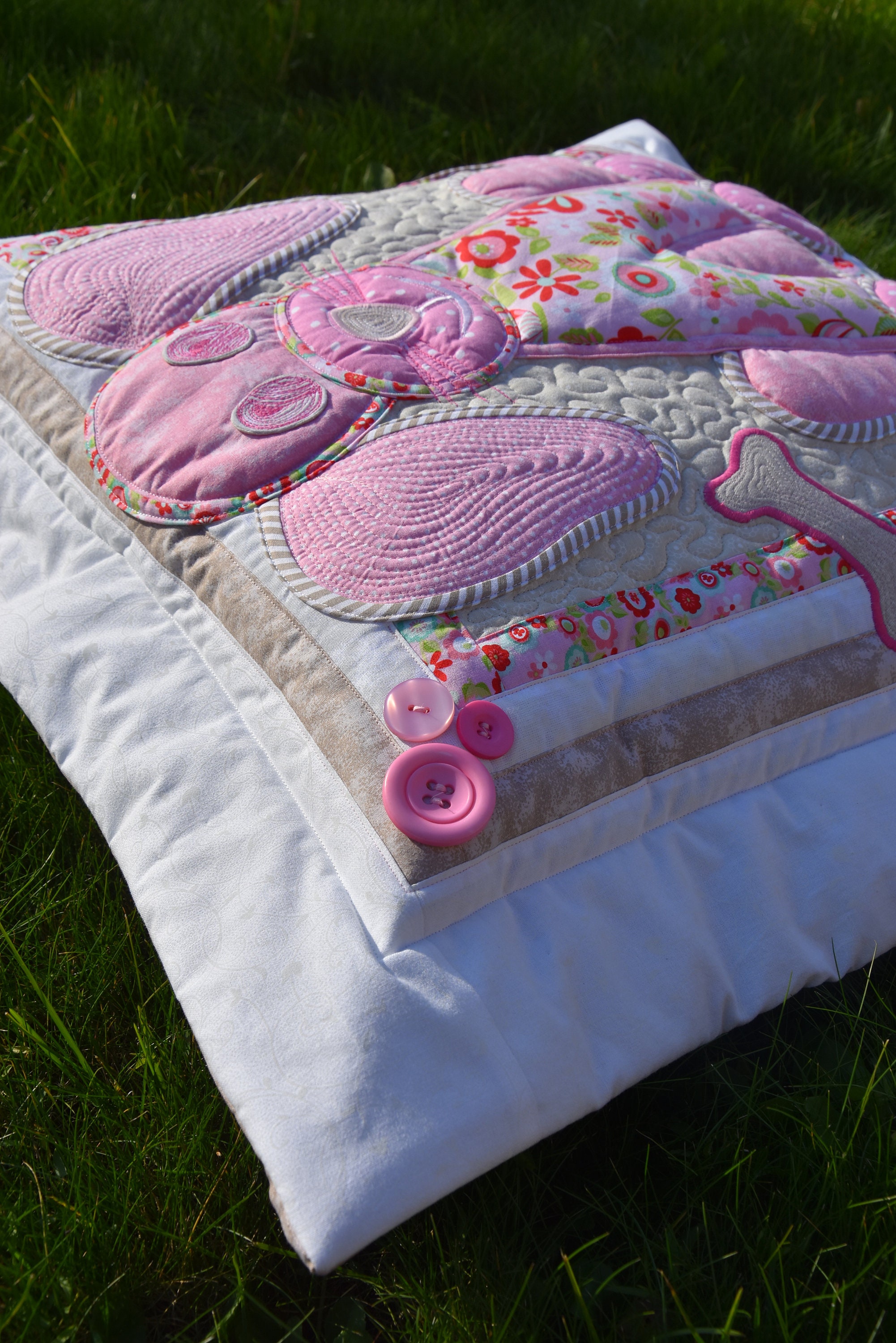 Doggy Pillow Dog Single Bed Quilt Kids Baby Children Bedroom Etsy