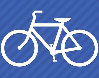 Bike Vinyl Decal Sticker