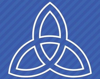 Triquetra Symbol Keltischer Knoten Vinyl Aufkleber Aufkleber