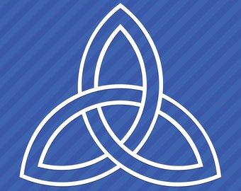 Triquetra Symbol Keltischer Knoten Vinyl Aufkleber Aufkleber