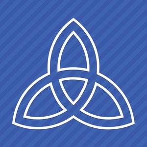 Triquetra Symbool Keltische Knoop Vinyl Sticker