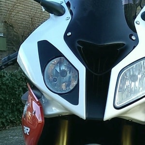 BMW S1000RR Right Headlight Accent Sticker Vinyl Decal (Fits 2009-2014)