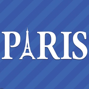 Paris Eiffel Tower France Vinyl Decal Sticker