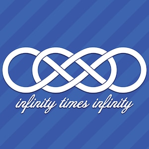 Unendlich Mal Unendlichkeit Symbol Vinyl Aufkleber Aufkleber Doppelte Unendlichkeit