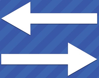 Left Right Part Sticker Left/right Vinyl Decal Sticker X3 - Etsy