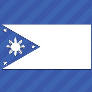 Philippines Flag Vinyl Decal Sticker
