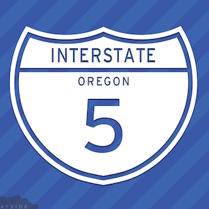 Interstate 5 Oregon Vinyl Decal Sticker Freeway Highway - Etsy