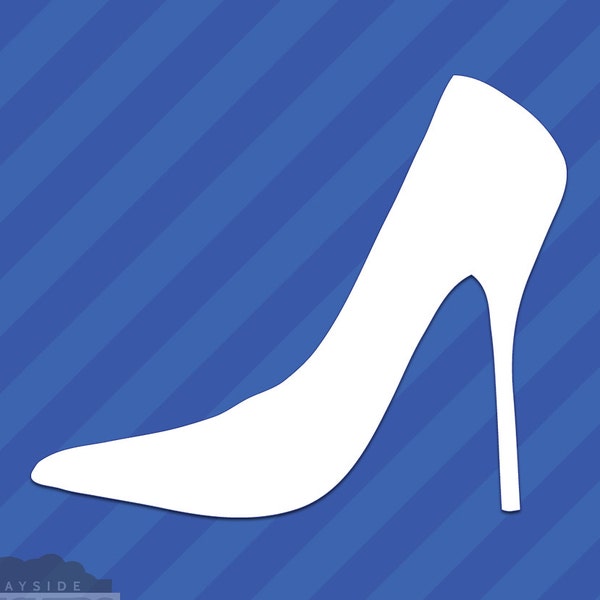 Stiletto High Heel Shoe Vinyl Decal Sticker