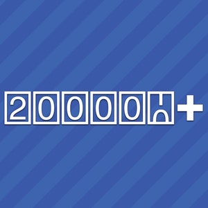 200000+ Miles JDM Vinyl Decal Sticker