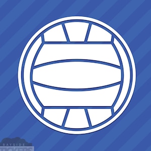 Water Polo Ball Vinyl Decal Sticker