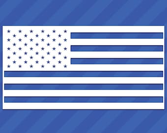 American Flag United States Of America Vinyl Decal Sticker