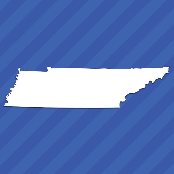 Tennessee TN State Outline Vinyl Decal Sticker