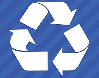Recycle Symbol Vinyl Decal Sticker