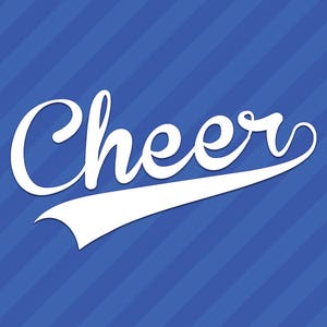 Dopingować winylu naklejki naklejki cheerleaderek