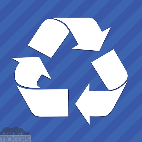 Recycle symbool Vinyl Decal Sticker