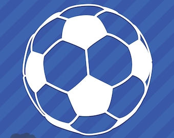 Soccer Ball Vinyl Decal Sticker Sports Football