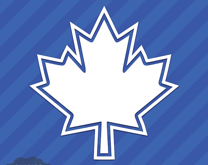 Canadian Flag Vinyl Decal Sticker Canada Maple Leaf Etsy