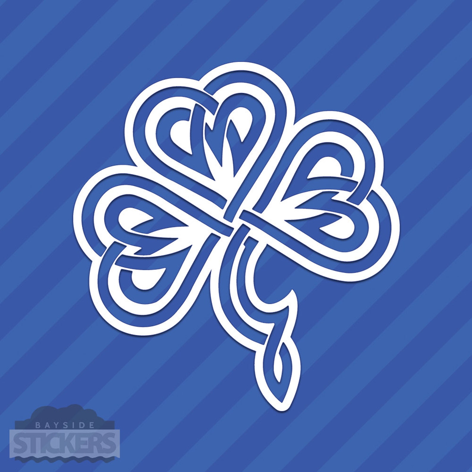 IRELAND Irish Shamrock, Eire 100mm (4) Vinyl Decal Bumper Sticker