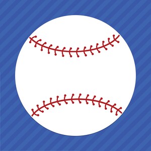 Baseball Vinyl Decal Sticker
