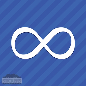 Infinity Symbol Vinyl Decal Sticker