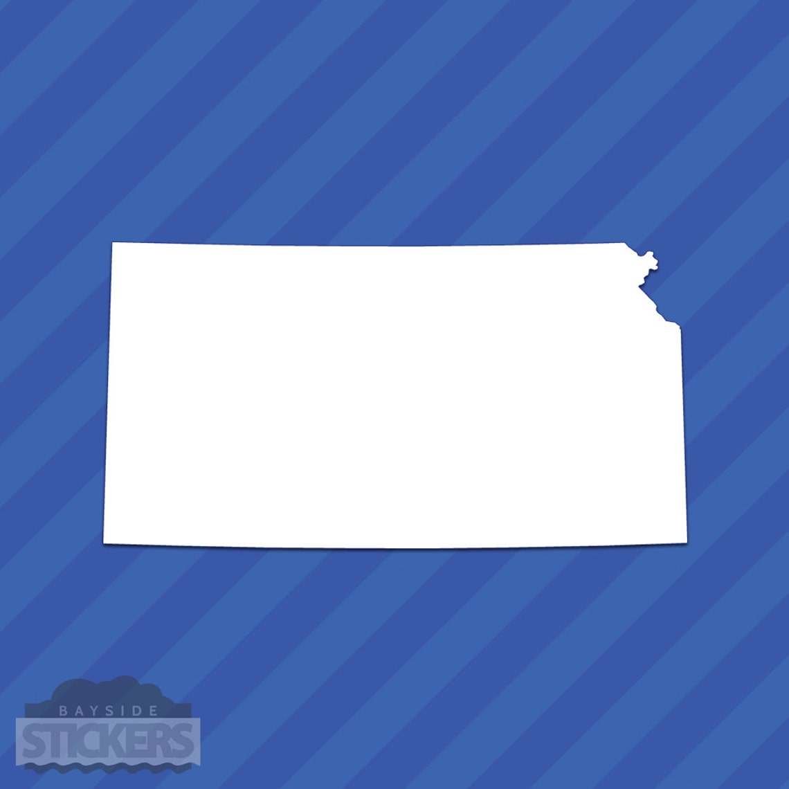 Kansas KS State Outline Vinyl Decal Sticker - Etsy