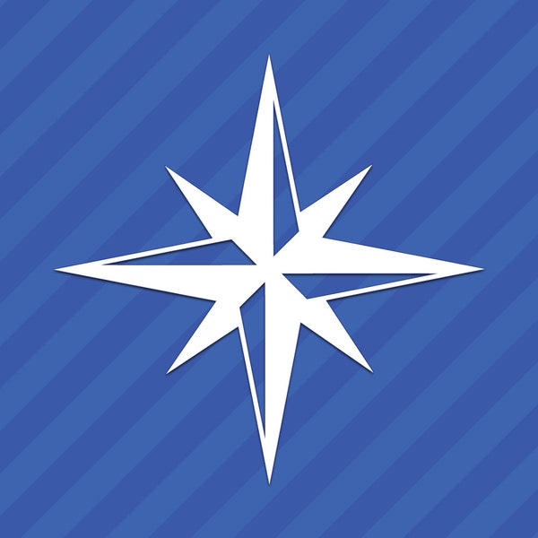 Nautical Star Vinyl Decal Sticker