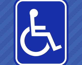DecalDoggy Wall Wheelchair Sex Handicap Accessible Vinyl Decal Car DecalDoggy Wall Wheelchair Sex Handicap Accessible Vinyl Decal Car