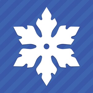 Snowflake Vinyl Decal Sticker