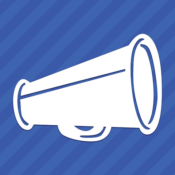 Megaphone Vinyl Decal Sticker Etsy