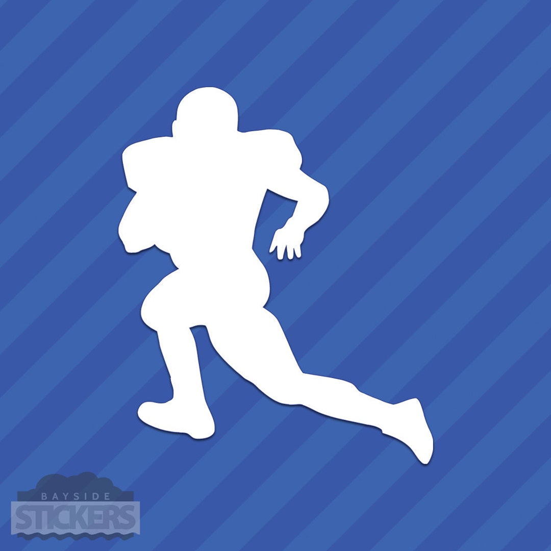 Football Player Running Back Vinyl Decal Sticker - Etsy