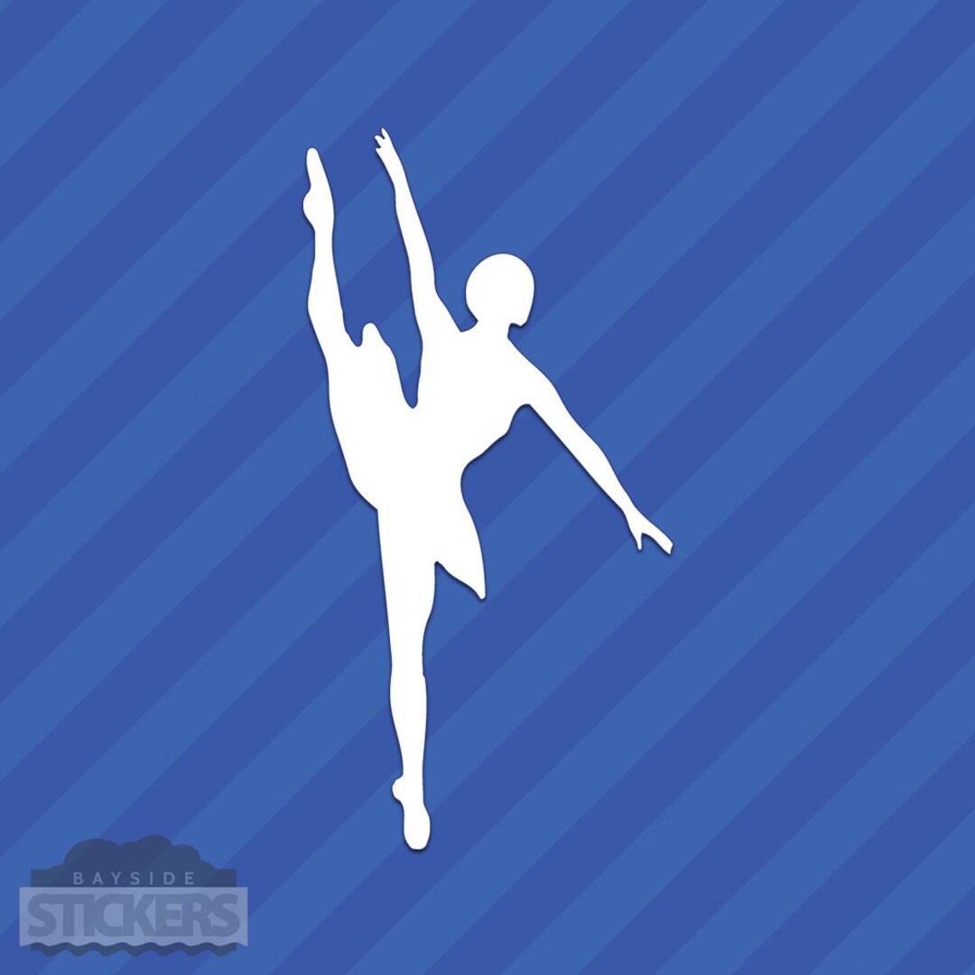 Ballet Dancer Vinyl Decal Sticker Ballerina Dancing - Etsy