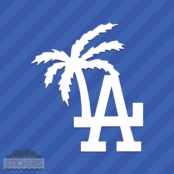 Los Angeles Dodgers LA Palm Tree California Vinyl Decal Sticker