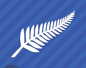 New Zealand Silver Fern Vinyl Decal Sticker Kiwi