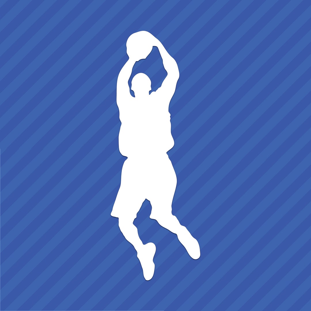 Basketball Player Vinyl Decal Sticker Etsy