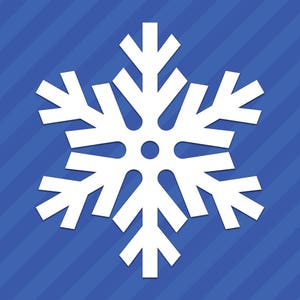 Snowflake Vinyl Decal Sticker