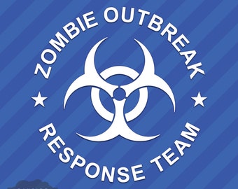 Zombie Outbreak Response Team Vinyl Decal Sticker