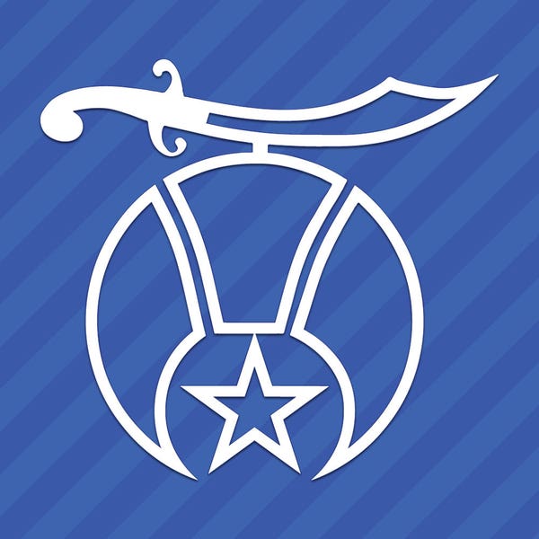 Shriner Symbol Vinyl Aufkleber Aufkleber