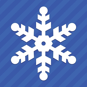 Snowflake Vinyl Decal Sticker
