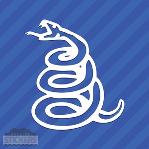 Don&#39;t Tread On Me Snake Vinyl Decal Sticker