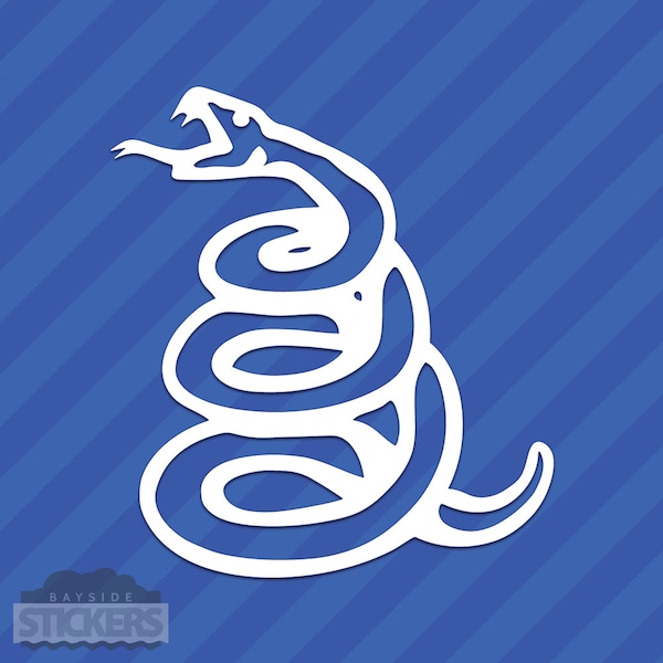 Don't Tread On Me Snake Vinyl Decal Sticker